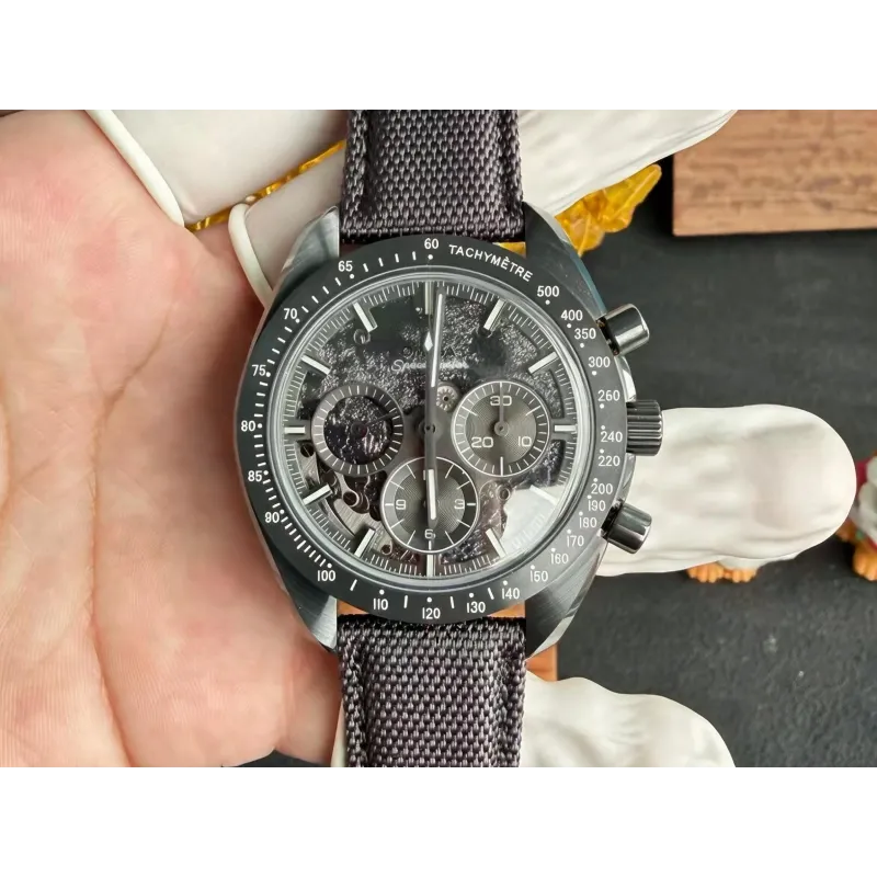 Omega Speedmaster Grey Side of the Moon 310.92.44.50.06.001 Replica - Tachymeter Lunette