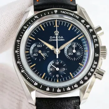Omega Speedmaster 310.32.40.50.06.001 Replica - Blauwe Wijzerplaat Roestvrij Staal