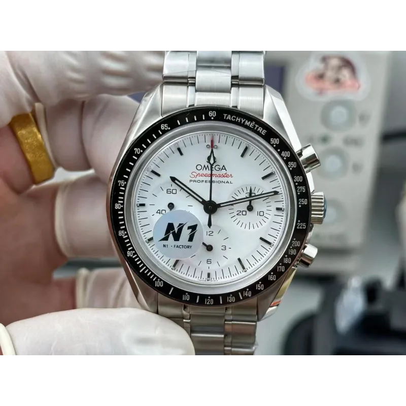 Omega Speedmaster 310.30.42.50.04.001 Replica - Witte Wijzerplaat Roestvrij Staal