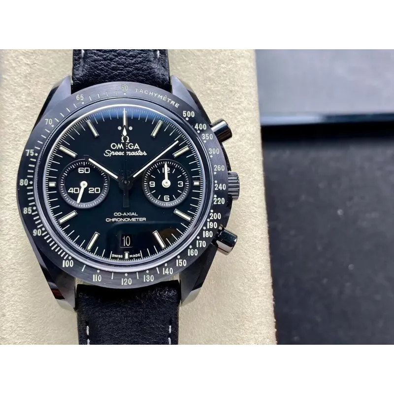 Omega Speedmaster Moonwatch 311.92.44.51.01.004 Replica - Zwarte Wijzerplaat Tachymeter Lunette