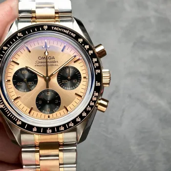 Omega Speedmaster 310.20.42.50.99.001 Replica - Roze Wijzerplaat Roestvrij Staal