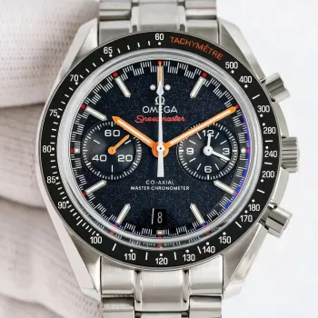 Omega Speedmaster 329.30.44.51.01.002 Replica - Zwarte Wijzerplaat Roestvrij Staal