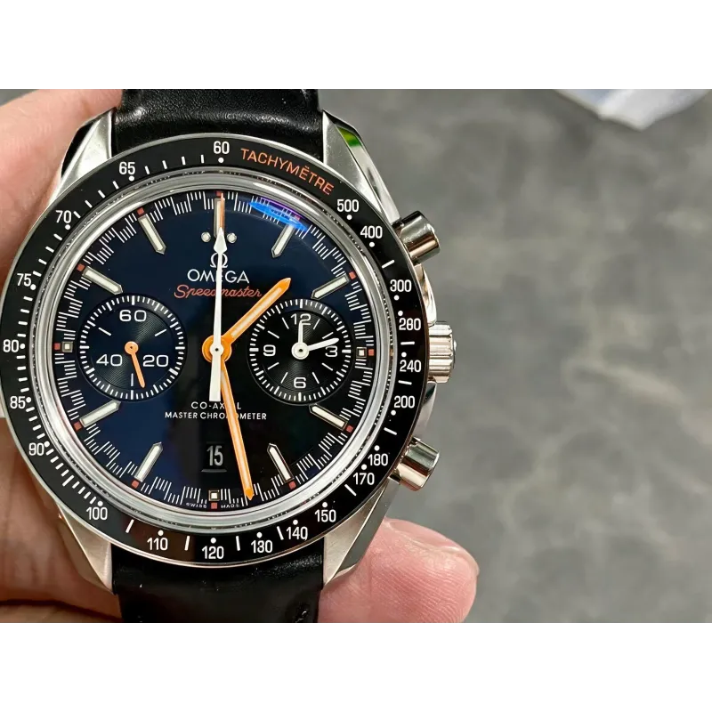 Omega Speedmaster 329.32.44.51.01.001 Replica - Zwarte Wijzerplaat Roestvrij Staal