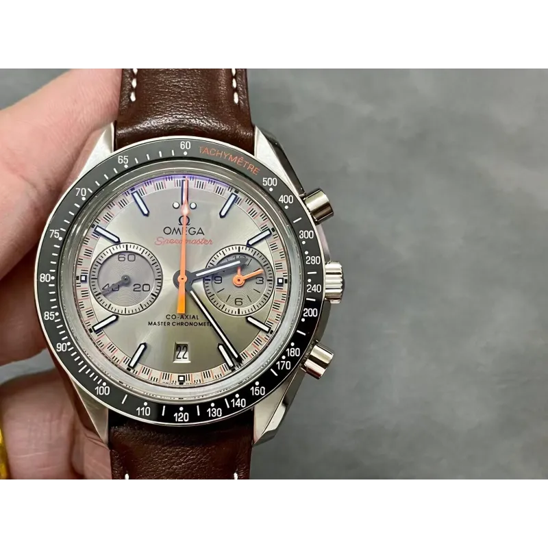 Omega Speedmaster Racing 329.32.44.51.06.001 Replica - Grijze Wijzerplaat Tachymeter Lunette