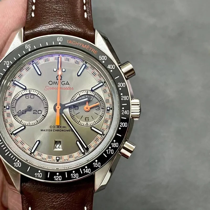Omega Speedmaster Racing 329.32.44.51.06.001 Replica - Grijze Wijzerplaat Tachymeter Lunette