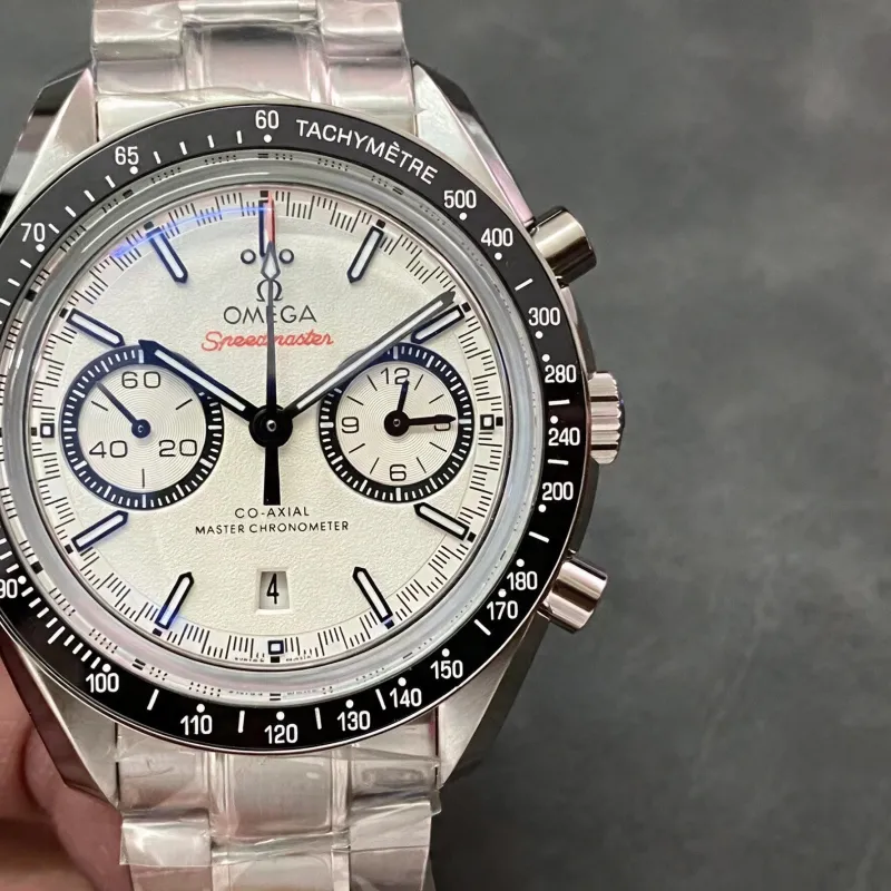 Omega Speedmaster Racing 310.30.42.50.02.001 Replica - Witte Wijzerplaat Roestvrij Staal