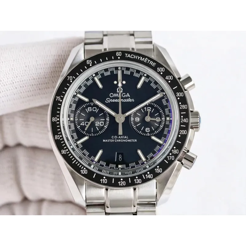 Omega Speedmaster 329.30.44.51.01.001 Replica - Zwarte Wijzerplaat Roestvrij Staal