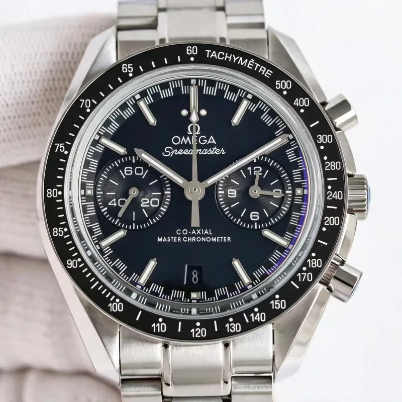 Omega Speedmaster 329.30.44.51.01.001 Replica - Zwarte Wijzerplaat Roestvrij Staal