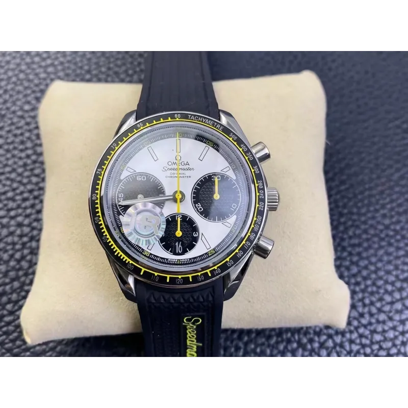 Omega Speedmaster Racing 326.32.40.50.04.001 Replica - Witte Wijzerplaat Roestvrij Staal