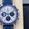 Omega Speedmaster Snoopy 310.32.42.50.02.001 Replica - Zilveren Wijzerplaat Roestvrij Staal