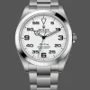 Rolex Air-King 126900 Replica - Witte Wijzerplaat Oyster Armband