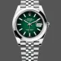 Rolex Datejust 126300 Wimbledon 126300 Replica - Groene Wijzerplaat Jubilee Armband