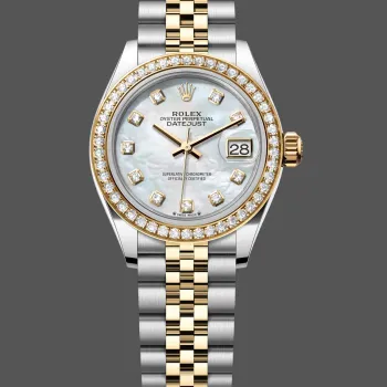 Rolex Datejust Dames 279383RBR Replica - Parelmoer Wijzerplaat Diamanten Lunette