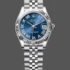 Rolex Datejust Uniseks 278274 Replica - Blauwe Wijzerplaat Geribbelde Lunette