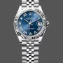 Rolex Datejust Uniseks 278274 Replica - Blauwe Wijzerplaat Geribbelde Lunette