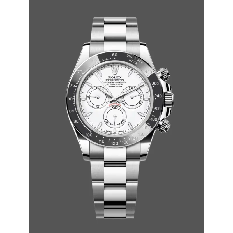 Rolex Daytona 126502 126502 Replica - Witte Wijzerplaat Oyster Armband
