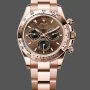 Rolex Cosmograph Daytona 126505 Replica - Chocoladebruine Wijzerplaat Tachymeter Lunette