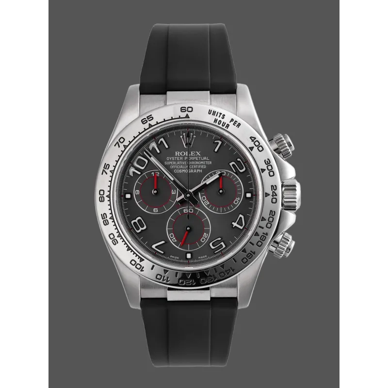Rolex Daytona 116519 Replica - Grijze Wijzerplaat Roestvrij Staal