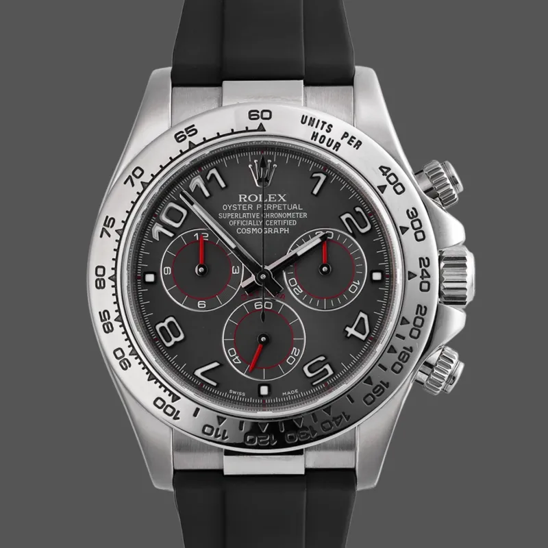 Rolex Daytona 116519 Replica - Grijze Wijzerplaat Roestvrij Staal