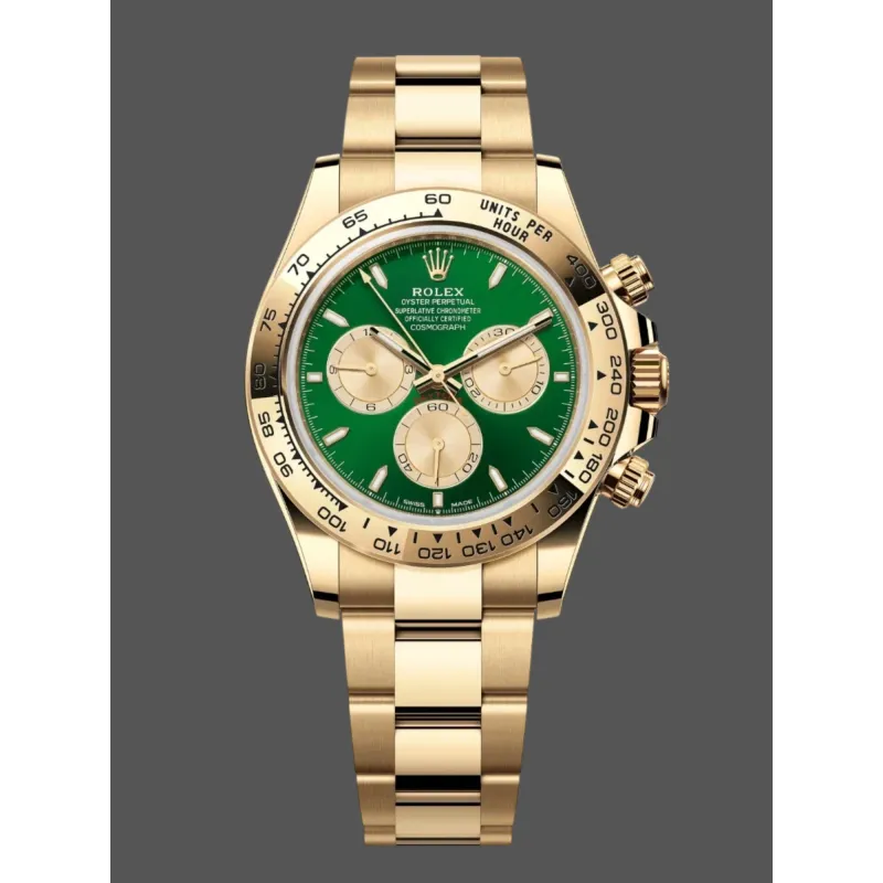 Rolex Cosmograph Daytona John Mayer 126508 Replica - Groene Wijzerplaat Tachymeter Lunette