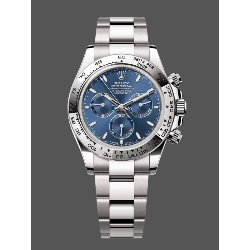 Rolex Cosmograph Daytona 126509 Replica - Blauwe Wijzerplaat Tachymeter Lunette