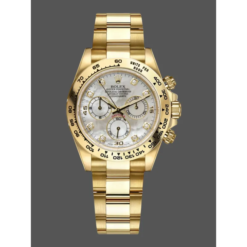 Rolex Daytona 116508 Replica - Parelmoer Wijzerplaat Roestvrij Staal