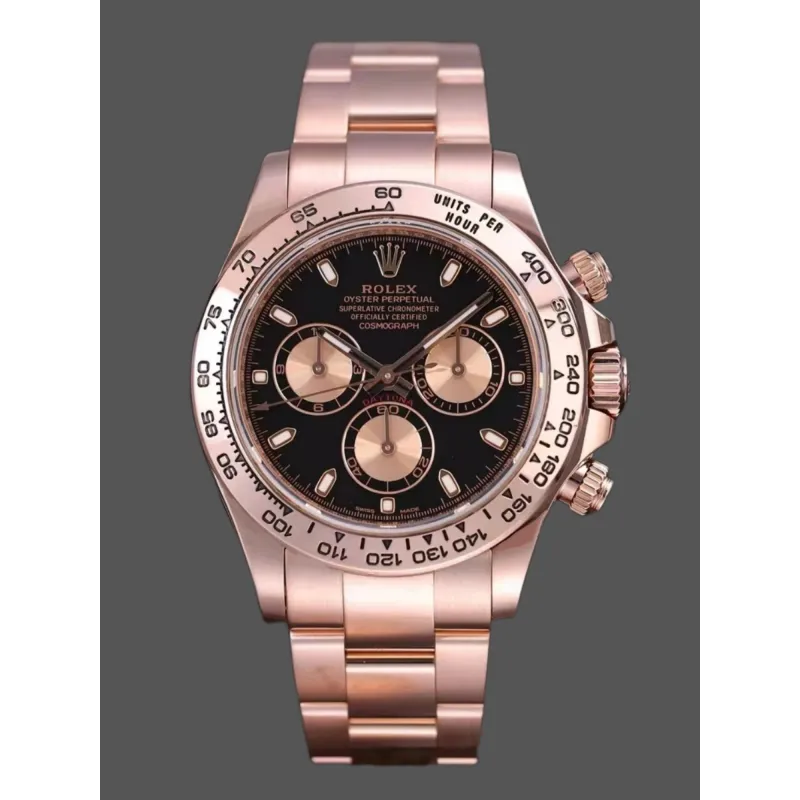Rolex Daytona Reverse Panda 116505 Replica - Zwarte Wijzerplaat Oyster Armband