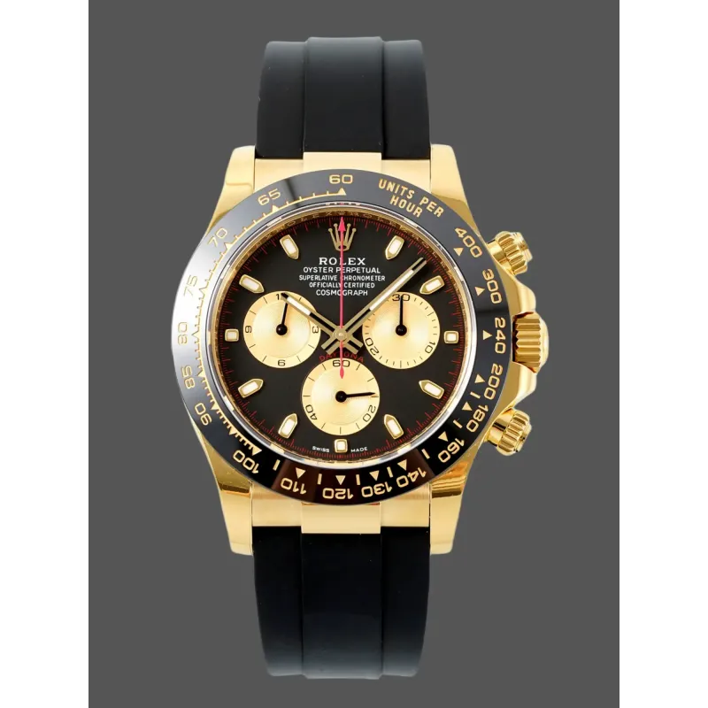 Rolex Cosmograph Daytona 116518LN Replica - Zwarte Wijzerplaat Tachymeter Lunette