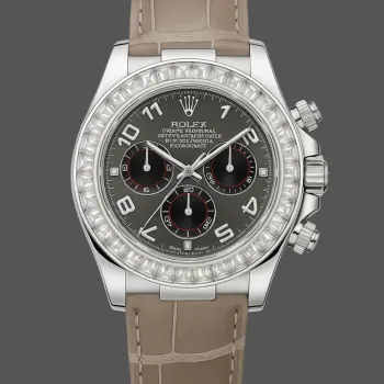 Rolex Daytona Diamond 116519 Replica - Rhodium Wijzerplaat Diamanten Lunette