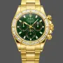 Rolex Daytona 116568BR Replica - Groene Wijzerplaat Diamanten Lunette
