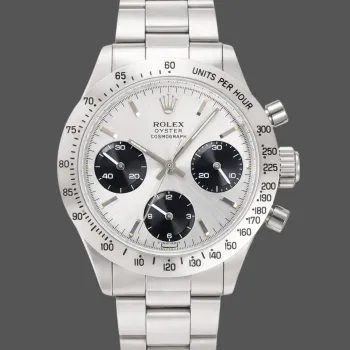 Rolex Daytona Paul Newman 6239 Replica - Zilveren Wijzerplaat Oyster Armband