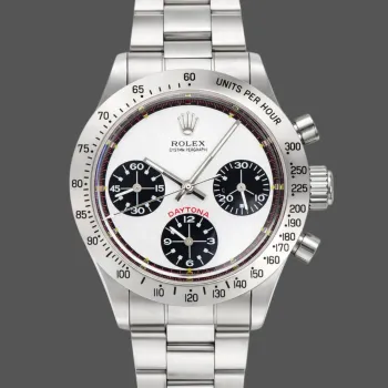 Rolex Daytona Vintage Uniseks Paul Newman 6239 Replica - Zwarte Wijzerplaat Tachymeter Lunette