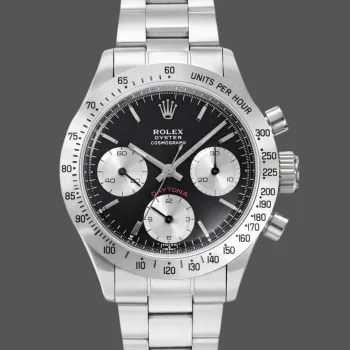 Rolex Daytona Paul Newman 6265 Replica - Zwarte Wijzerplaat Oyster Armband