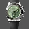 Rolex Daytona Platona 126506 Replica - Groene Wijzerplaat Roestvrij Staal
