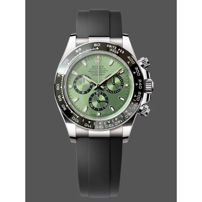 Rolex Daytona Platona 126506 Replica - Groene Wijzerplaat Roestvrij Staal