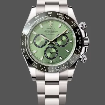 Rolex Daytona Platona 126506 Replica - Groene Wijzerplaat Oyster Armband