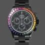 Rolex Daytona 116520 Replica - Zwarte Wijzerplaat Oyster Armband