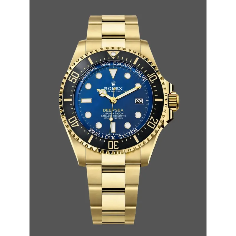Rolex Deepsea 136668 Replica - Blauwe Wijzerplaat Oyster Armband