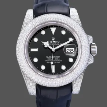 Rolex Submariner Hulk 116610 Replica - Zwarte Wijzerplaat Diamanten Lunette
