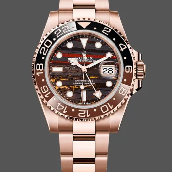 Rolex GMT-Master II Root Beer 126715CHNR Replica - Tiger Iron Oyster Armband
