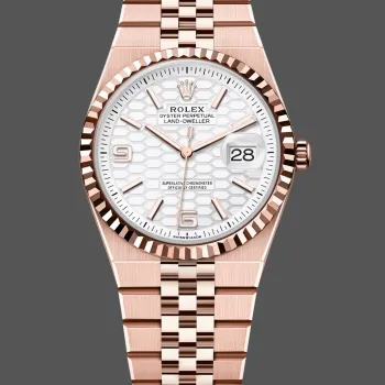 Rolex Land-Dweller Uniseks 127235 Replica - Zilveren Wijzerplaat Geribbelde Lunette