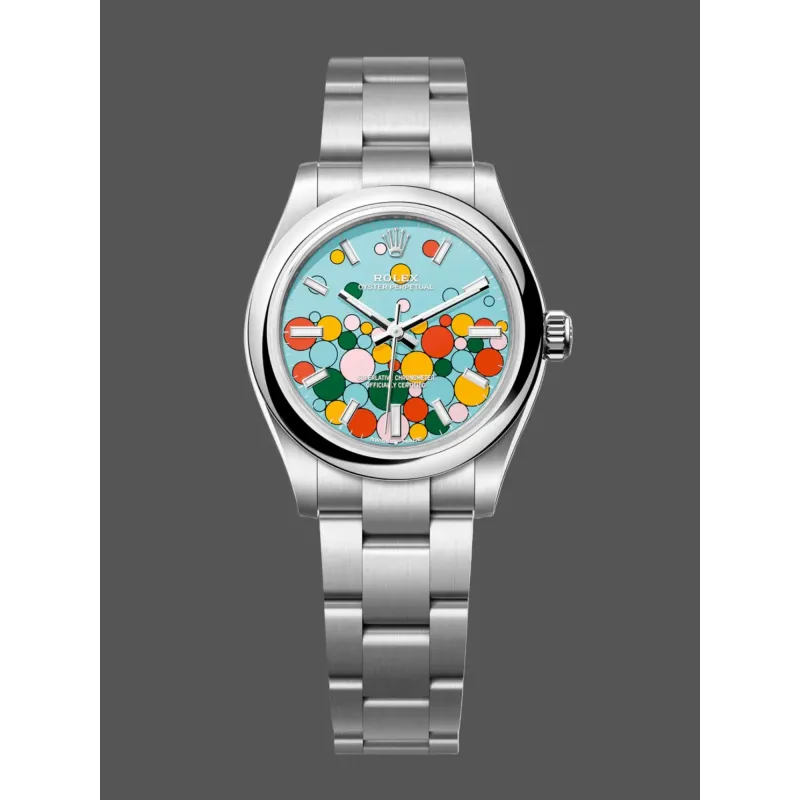 Rolex Oyster Perpetual 31 Celebration Dames 277200 Replica - Turquoise Wijzerplaat Oyster Armband
