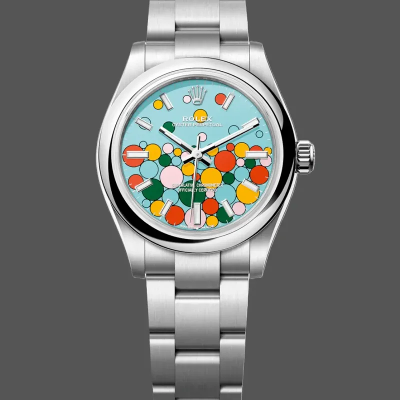 Rolex Oyster Perpetual 31 Celebration Dames 277200 Replica - Turquoise Wijzerplaat Oyster Armband