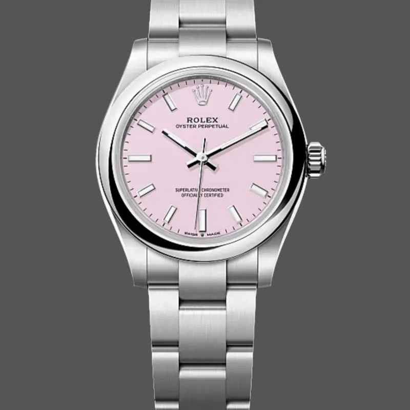 Rolex Oyster Perpetual Dames 277200 Replica - Roze Wijzerplaat Oyster Armband