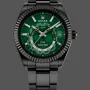 Rolex Sky-Dweller 326934 Replica - Groene Wijzerplaat Oyster Armband