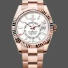 Rolex Sky-Dweller 336935 Replica - Witte Wijzerplaat Roestvrij Staal