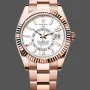Rolex Sky-Dweller 336935 Replica - Witte Wijzerplaat Roestvrij Staal