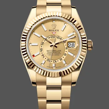 Rolex Sky-Dweller 336938 Replica - Champagne Wijzerplaat Tweekleurig