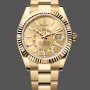 Rolex Sky-Dweller 336938 Replica - Champagne Wijzerplaat Tweekleurig