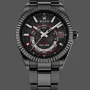 Rolex Sky-Dweller CUSTOMIZED Replica - Zwarte Wijzerplaat Roestvrij Staal